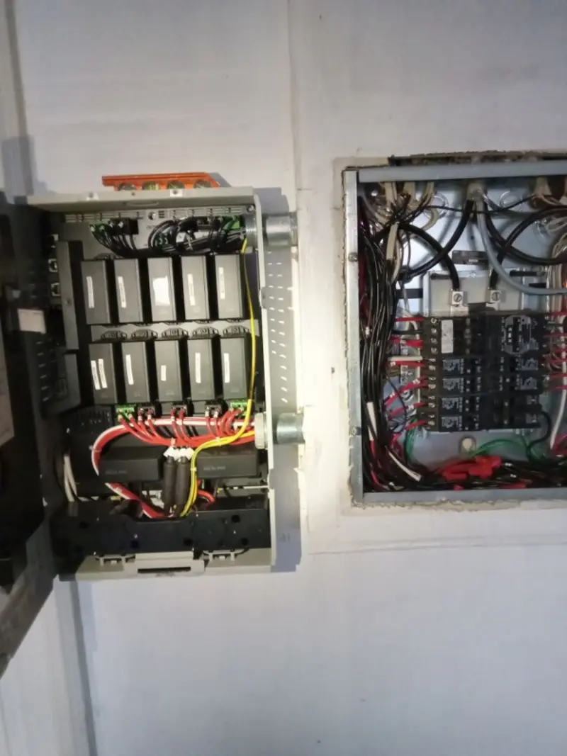 Electrical panel upgrade completed for Security Camera Wiring in Tarentum